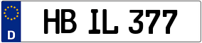 Truck License Plate
